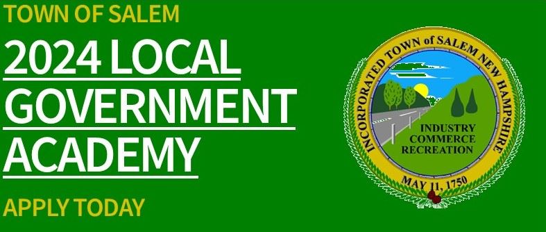 2024 Government Academy front graphic - Apply Today