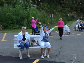 Outdoor Concert - Cheering