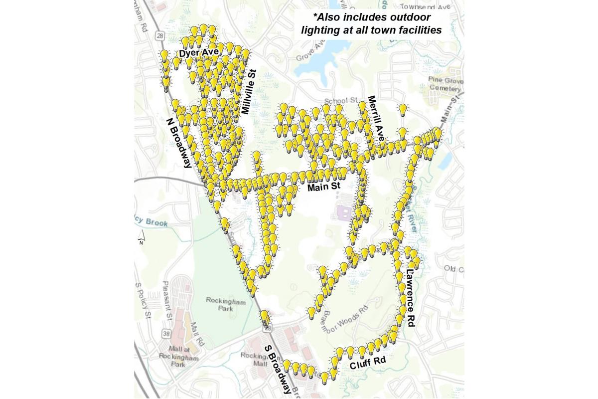 Phase 2 Streetlight LED Conversion Map