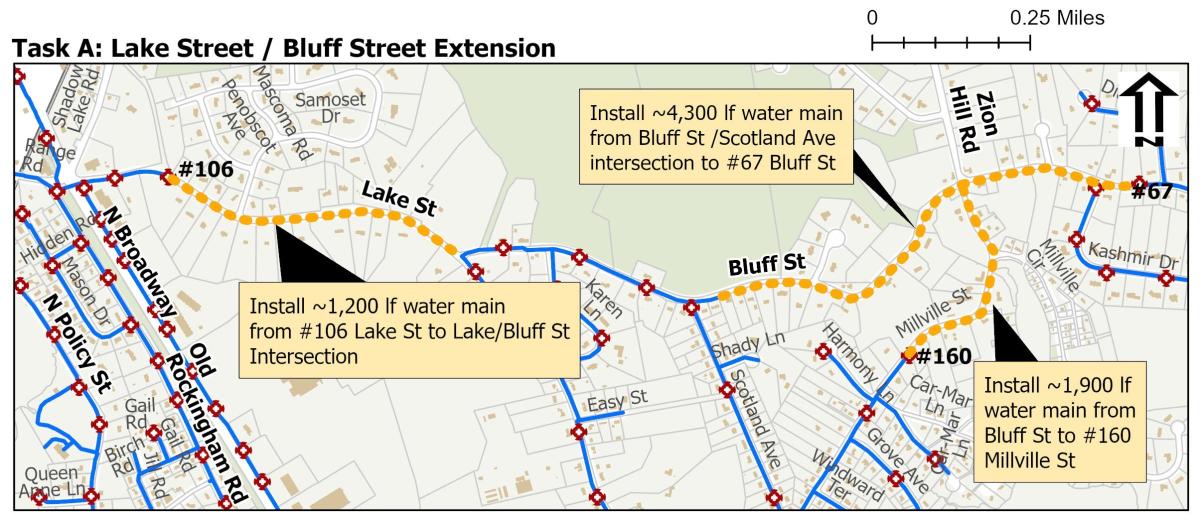 Task A: Lake Street / Bluff Street Extension
