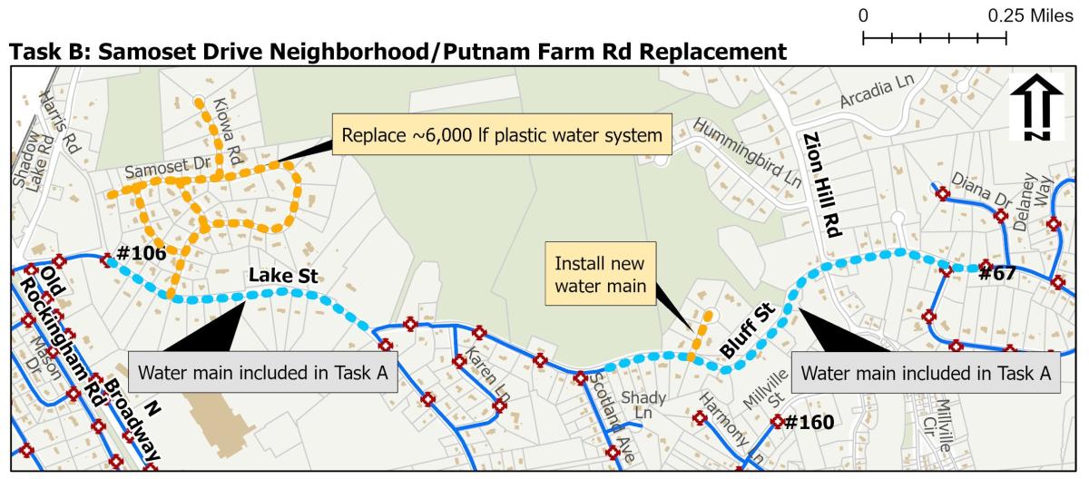 Task B: Samoset Drive Neighborhood / Putnam Farm Road Replacement